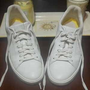 Cole Haan Men's White Leather Sneakers